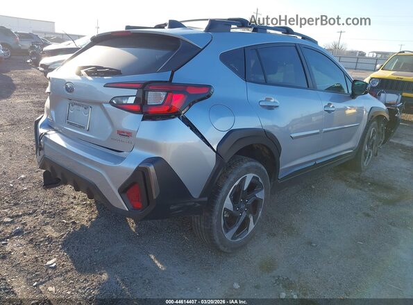 4S4GUHL67R3762282 2024 SUBARU CROSSTREK Silver უკანა მარჯვენა