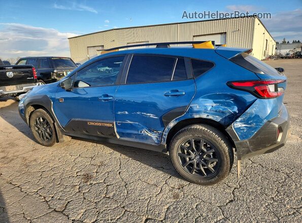 4S4GUHT66R3721870 2024 SUBARU CROSSTREK Blue Rear left