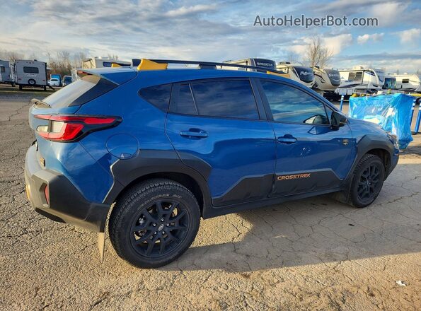 4S4GUHT66R3721870 2024 SUBARU CROSSTREK Blue Rear right