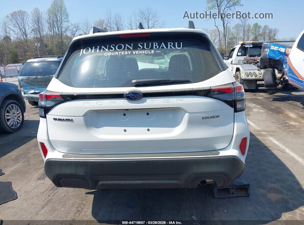 4S4SLDA66T3047395 2026 SUBARU FORESTER White 