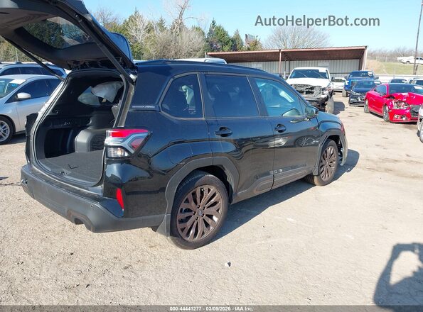 4S4SLDH60T3008193 2026 SUBARU FORESTER Black უკანა მარჯვენა