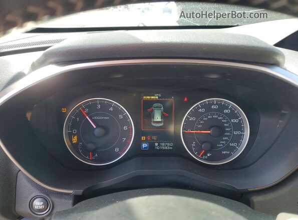 4S4WMABD4K3418711 2019 SUBARU ASCENT Black Widok zestawu wskaźników
