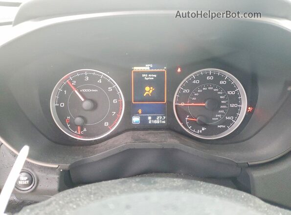 4S4WMACD5M3416466 2021 SUBARU ASCENT Blue Вид щитка приладів