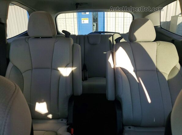 4S4WMADD3S3435917 2025 SUBARU ASCENT White Widok tylnych siedzeń