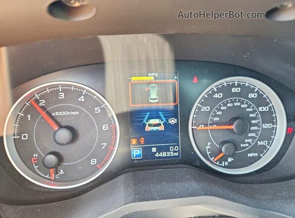 4S4WMAED2M3474743 2021 SUBARU ASCENT White ხელსაწყოთა პანელის ხედი