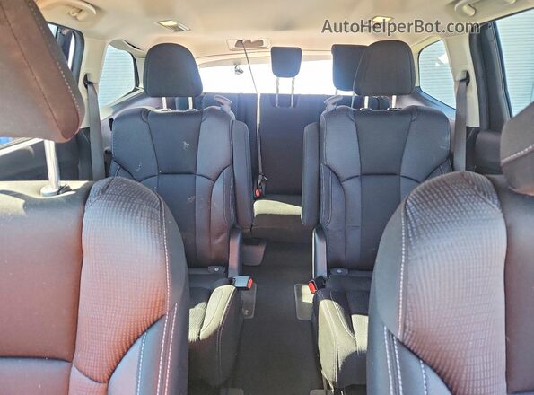4S4WMAEDXR3414121 2024 SUBARU ASCENT Charcoal უკანა სავარძლების ხედი