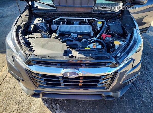 4S4WMAEDXR3414121 2024 SUBARU ASCENT Charcoal ძრავის განყოფილების ხედი