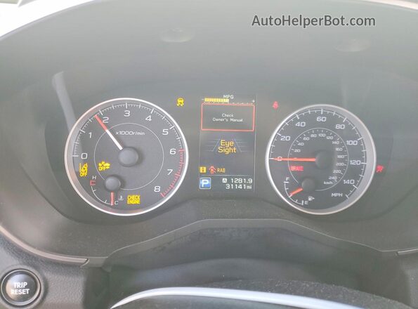 4S4WMAFD0M3456921 2021 SUBARU ASCENT White Instrument cluster view