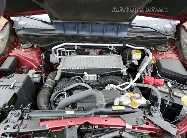 4S4WMAJD4N3467381 2022 SUBARU ASCENT Red Vista del compartimento del motor