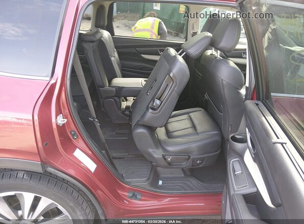 4S4WMALD4M3438281 2021 SUBARU ASCENT Red Widok naklejki z numerem VIN