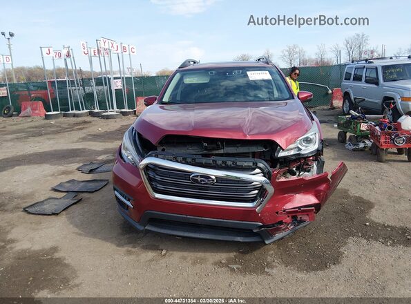 4S4WMALD4M3438281 2021 SUBARU ASCENT Red Widok zestawu wskaźników