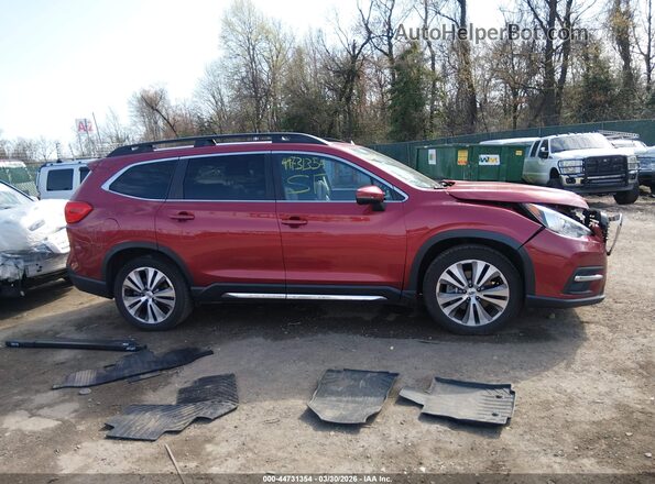 4S4WMALD4M3438281 2021 SUBARU ASCENT Red Widok wnętrza z tyłu