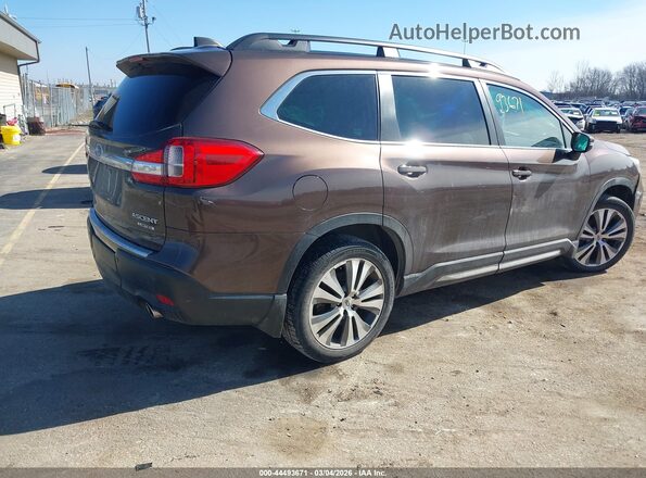 4S4WMAPD2K3434284 2019 SUBARU ASCENT Коричневый Задняя правая четверть