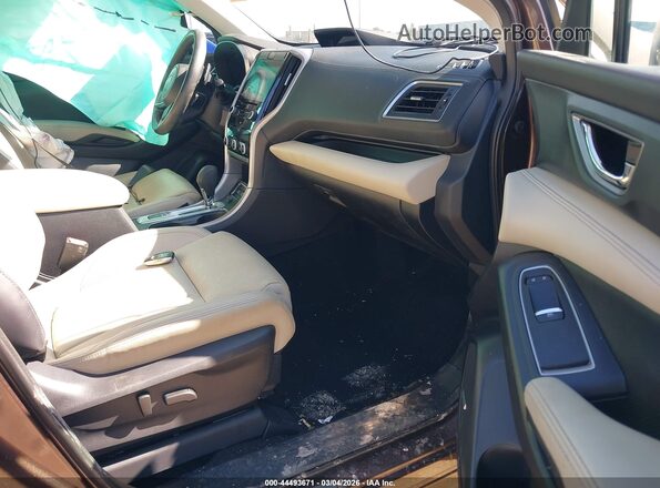4S4WMAPD2K3434284 2019 SUBARU ASCENT Коричневый Вид салона спереди