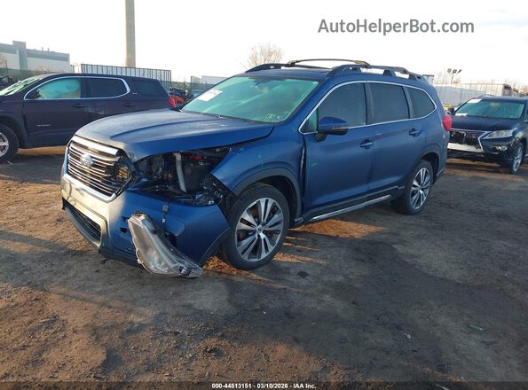 4S4WMAPD3K3457055 2019 SUBARU ASCENT Blue Առջևի ձախ երեք քառորդ տեսարան