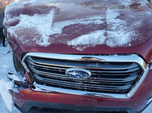 4S4WMAPD8K3468908 2019 SUBARU ASCENT Burgundy Вид підкапотного простору