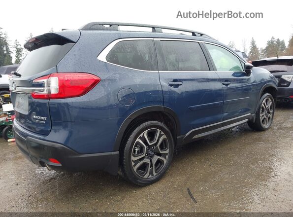 4S4WMAPDXS3435828 2025 SUBARU ASCENT Blue Задня права чверть