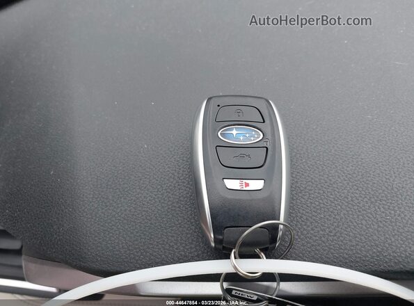 4S4WMARD9P3440085 2023 SUBARU ASCENT Black Առջևի վահանակի տեսք