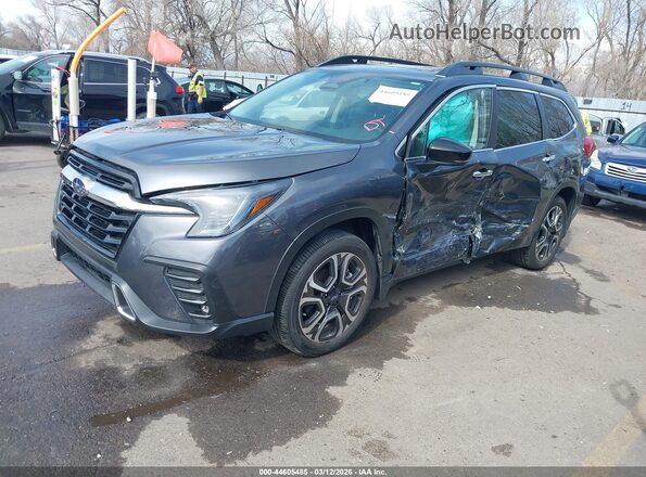 4S4WMAUD3S3434797 2025 SUBARU ASCENT Gray წინა მარცხენა ხედი სამი მეოთხედიდან