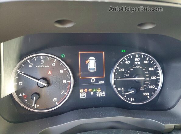 4S4WMAWD6S3436119 2025 SUBARU ASCENT Gray Widok zestawu wskaźników