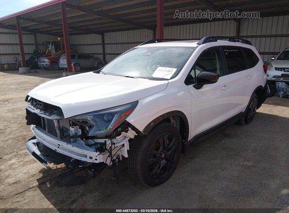 4S4WMAWD7S3429051 2025 SUBARU ASCENT White წინა მარცხენა ხედი სამი მეოთხედიდან