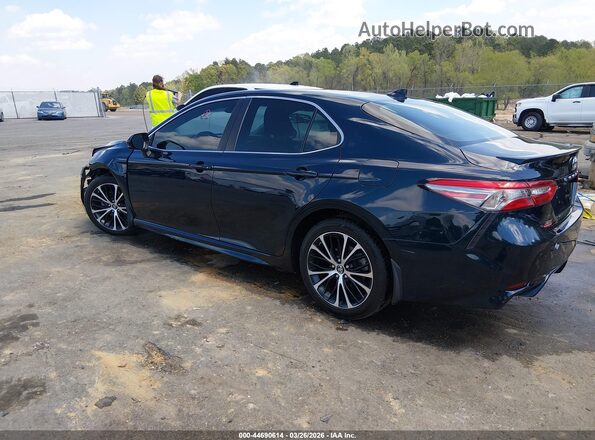 4T1B11HK6KU712666 2019 TOYOTA CAMRY Dark Blue Հետևի ձախ