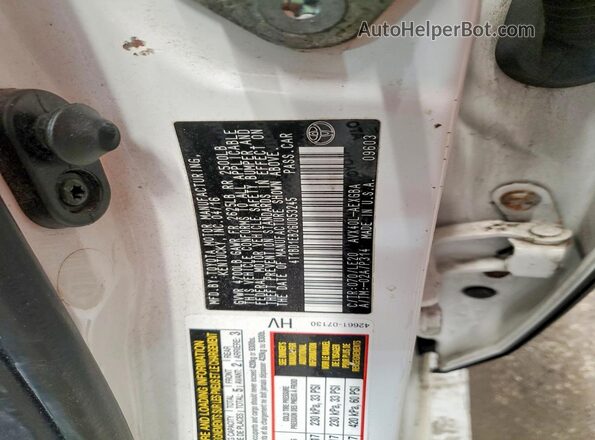 4T1BD1EB2GU053245 2016 TOYOTA AVALON White 
