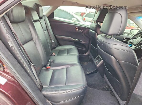 4T1BD1EB3GU053030 2016 TOYOTA LIMITED Maroon Rear seats view