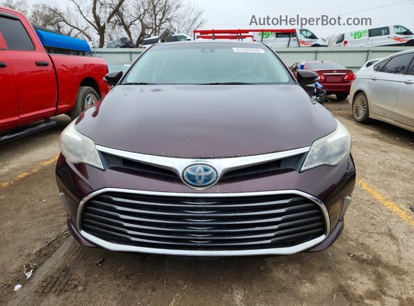 4T1BD1EB3GU053030 2016 TOYOTA LIMITED Maroon Front view
