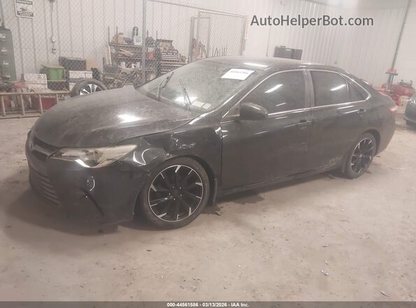 4T1BF1FK2GU173393 2016 TOYOTA LE Black Առջևի ձախ երեք քառորդ տեսարան