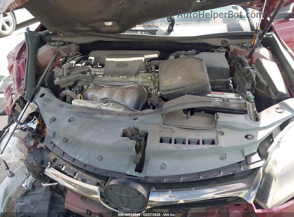 4T1BF1FK2HU693420 2017 TOYOTA CAMRY Бордовый Вид сзади