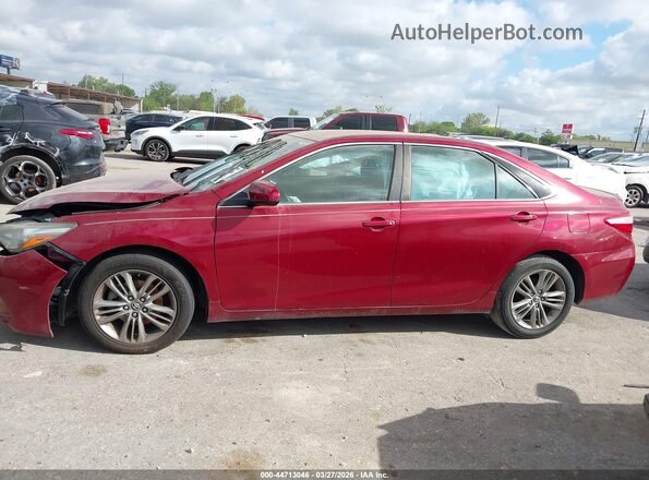 4T1BF1FK2HU693420 2017 TOYOTA CAMRY Бордовый Панорамный вид салона 360°