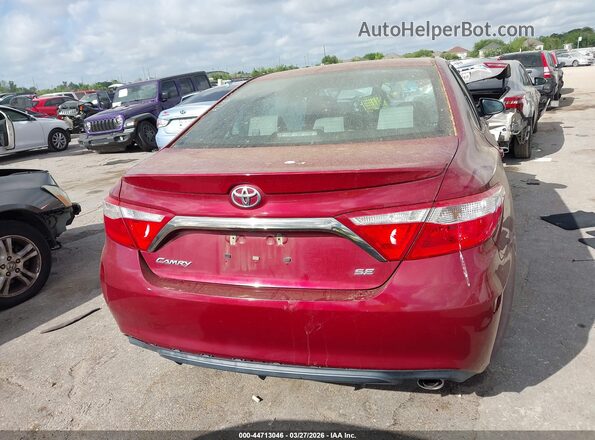 4T1BF1FK2HU693420 2017 TOYOTA CAMRY Бордовый 