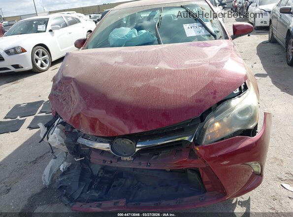 4T1BF1FK2HU693420 2017 TOYOTA CAMRY Бордовый Вид щитка приборов