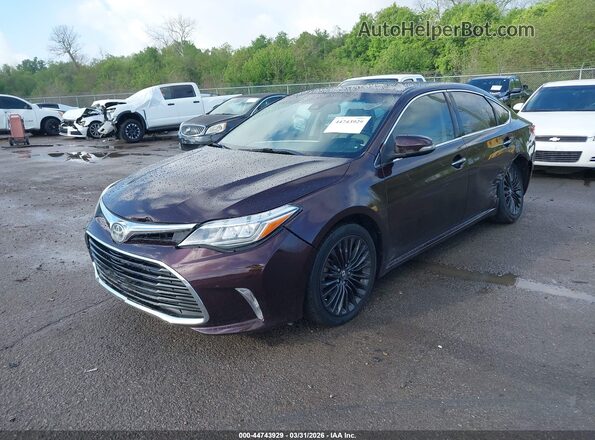 4T1BK1EB0HU247280 2017 TOYOTA AVALON Burgundy Vista tres cuartos delantera izquierda