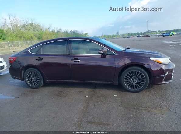 4T1BK1EB0HU247280 2017 TOYOTA AVALON Burgundy Vista interior trasera