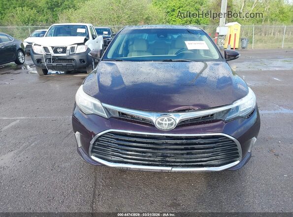 4T1BK1EB0HU247280 2017 TOYOTA AVALON Burgundy Vista del cuadro de instrumentos