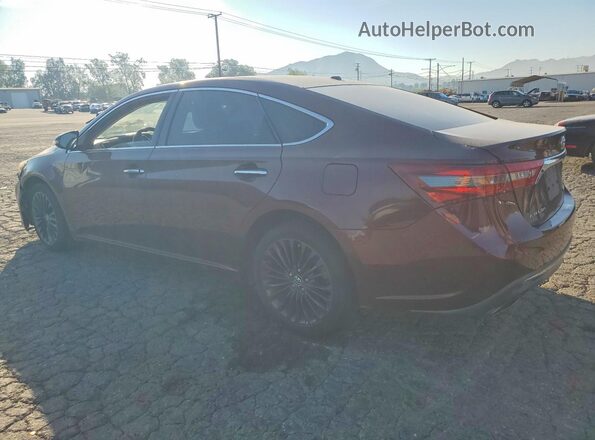 4T1BK1EB3GU195206 2016 TOYOTA AVALON Red უკანა მარცხენა