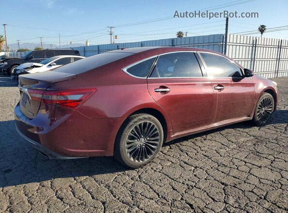 4T1BK1EB3GU195206 2016 TOYOTA AVALON Red უკანა მარჯვენა