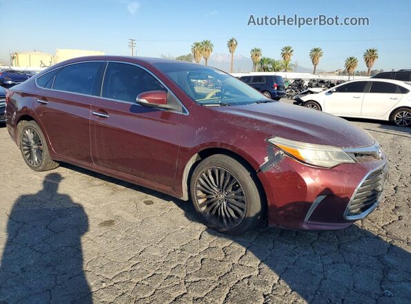 4T1BK1EB3GU195206 2016 TOYOTA AVALON Red წინა მარჯვენა
