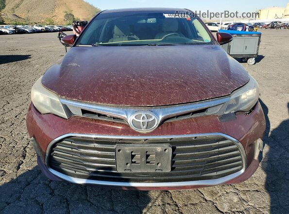 4T1BK1EB3GU195206 2016 TOYOTA AVALON Red წინა ხედი