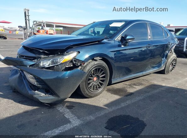 4T1C11AK0LU997283 2020 TOYOTA LE Dark Blue Передняя левая четверть