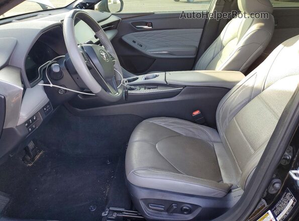 4T1DA1AB2MU010558 2021 TOYOTA AVALON Black წინა სალონის ხედი