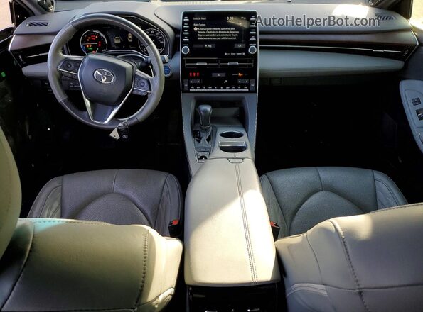 4T1DA1AB2MU010558 2021 TOYOTA AVALON Black წინა პანელის ხედი