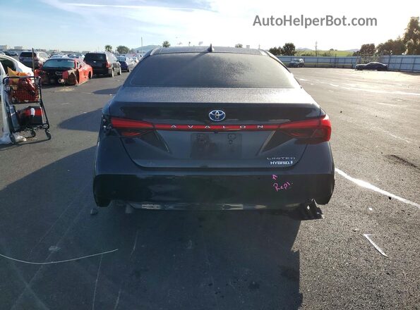 4T1DA1AB2MU010558 2021 TOYOTA AVALON Black უკანა ხედი