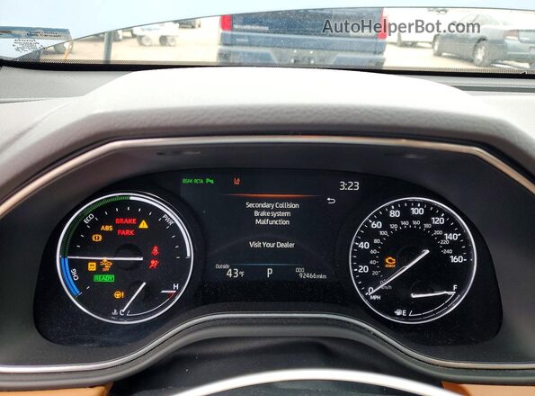 4T1DA1AB6MU004908 2021 TOYOTA AVALON Blue Instrument cluster view