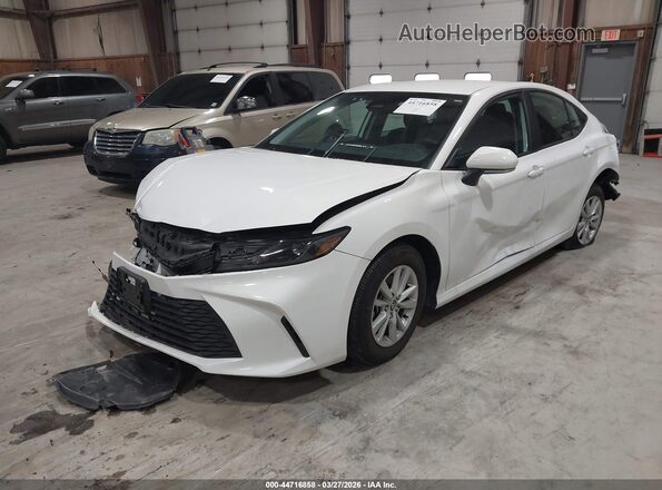 4T1DAACK0SU000475 2025 TOYOTA LE White Передня ліва чверть