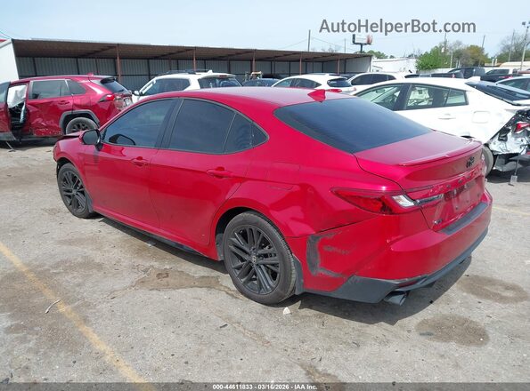 4T1DAACK1SU139384 2025 TOYOTA CAMRY Red 