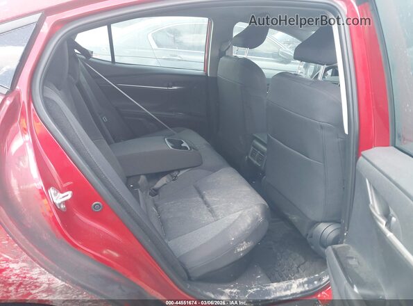4T1DAACK1SU152541 2025 TOYOTA LE Red VIN sticker view