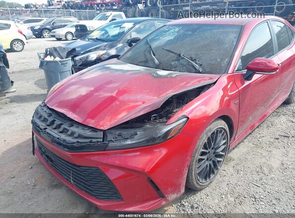 4T1DAACK1SU152541 2025 TOYOTA LE Red Front view